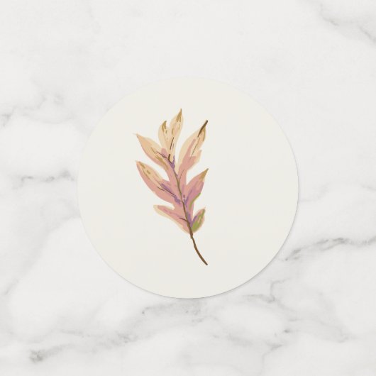 Herbstlaube Probe Konfetti (Klein Vorderseite)