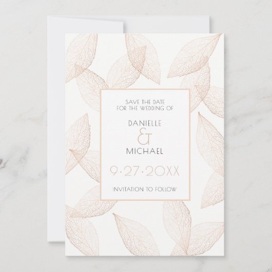 Herbstlaube Save the Date (Vorderseite)