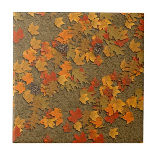 Herbstlaube Tile Fliese (Vorderseite)