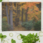 Herbstlaube Tulip Poplar Trees Handtuch (Gefaltet)