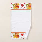 Herbstlaube und Beeren Badehandtuch Set (Handtuch)