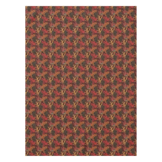 Herbstlaube und Kiefernfüße Tischdecke (Vorderseite)