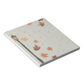 Herbstlaube und Lichter Notizblock (angewinkelt)