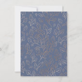 Herbstlaube und Party zur Aufwärmung von Goldhäuse Einladung (Rückseite)