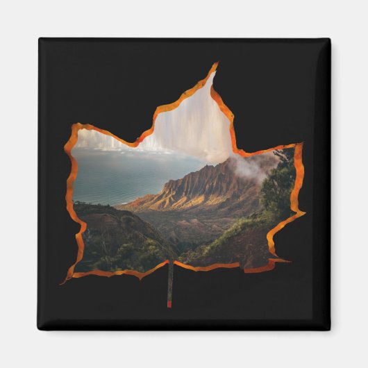 HERBSTLAUBE WALDBERG MAGNET (Vorne)