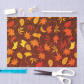 Herbstlaubmuster Seidenpapier (Handwerk)