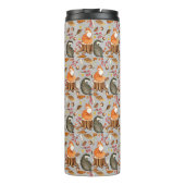 Herbstlaubs Badger & Fox Thermosbecher (Rückseite)