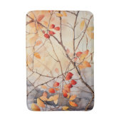 Herbstlaubs Bath Mat Badematte (Vorderseite Vertikal)