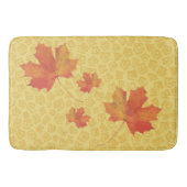 Herbstlaubs Bath Mat Badematte (Vorderseite)