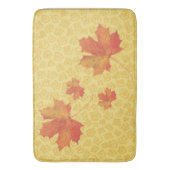 Herbstlaubs Bath Mat Badematte (Vorderseite Vertikal)