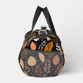 Herbstlaubs Black Pattern Duffel Bag Duffle Bag (Rechts)