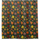 HERBSTLAUBS Duschvorhang (Vorderseite)
