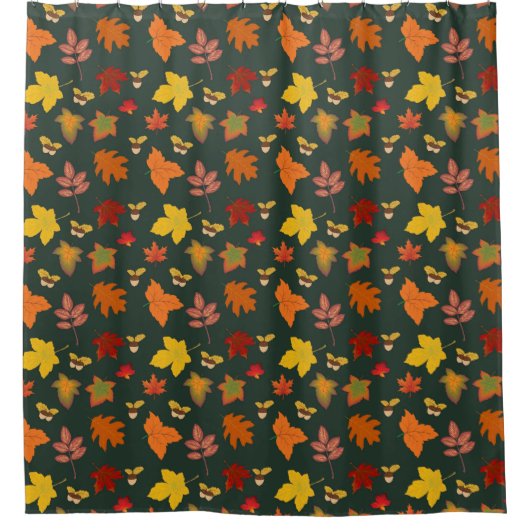 HERBSTLAUBS Duschvorhang (Vorderseite)