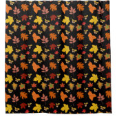 HERBSTLAUBS Duschvorhang (Vorderseite)