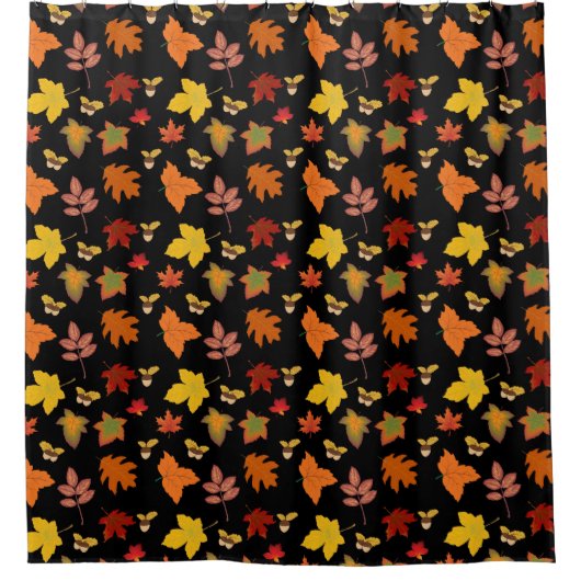 HERBSTLAUBS Duschvorhang (Vorderseite)