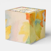 Herbstlaubs Gay Gastgeschenk Hochzeit Box Geschenkschachtel (Rückseite)