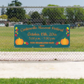 Herbstlaubs Herbst Pumpkin-Erntefestspiele Banner (Insitu)