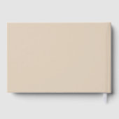 Herbstlaubs Hochzeit Gästebuch (Rückseite)