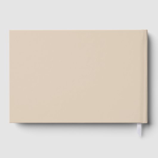 Herbstlaubs Hochzeit Gästebuch (Rückseite)