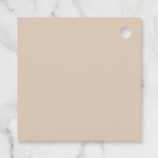 Herbstlaubs Hochzeit Geschenkanhänger (Rückseite)