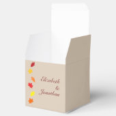 Herbstlaubs Hochzeit Geschenkschachtel (Geöffnet)
