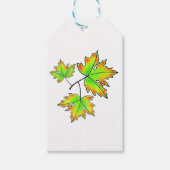 Herbstlaubs Maple Leaf Geschenkanhänger (Vorderseite)