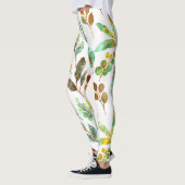 Herbstlaubs Muster Leggings (Links)