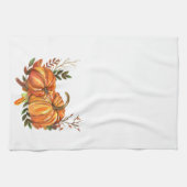 Herbstlaubs Ornage Pumpkins Extravagant Geschirrtuch (Horizontal)