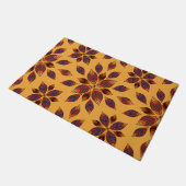 Herbstlaubs Rosette Fußmatte (Schrägansicht)