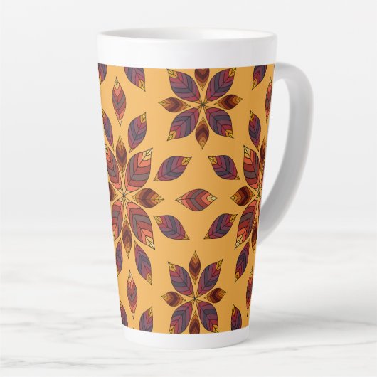 Herbstlaubs Rosette Milchtasse (Rechte Ecke)