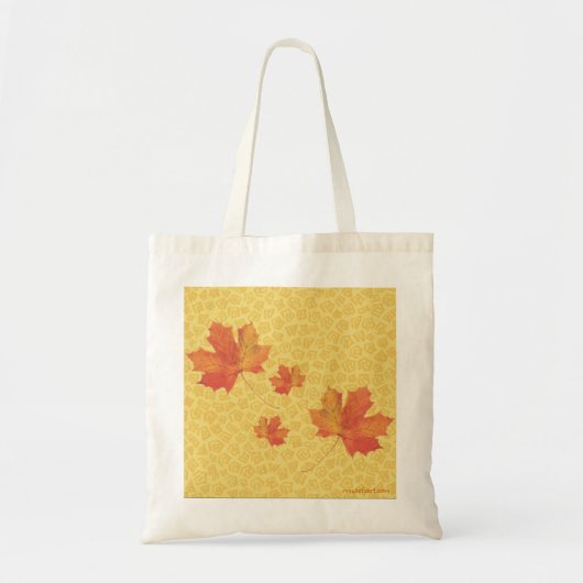 Herbstlaubs Tote Tasche (Vorne)