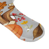 Herbstlaubs- und Fox-Muster Schneidebrett (Ecke)