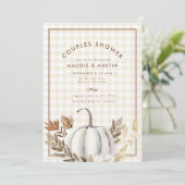 Herbstlaubs White Pumpkin Couches Brautparty (Stehend Vorderseite)