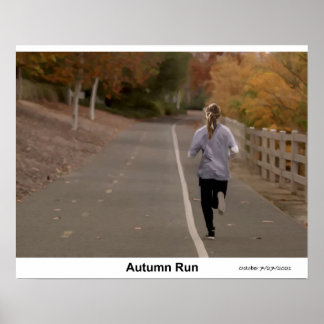 Herbstlauf Poster