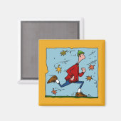 Herbstläufer (Typ) Magnet (Vorderseite/Rückseite)