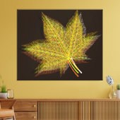 Herbstleaf #3 leinwanddruck (Insitu (Wohnzimmer))