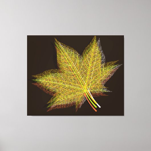 Herbstleaf #3 leinwanddruck (Vorderseite)