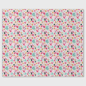 Herbstleaf Abstraktes nahtloses Muster Geschenkpapier (Flach)