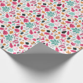 Herbstleaf Abstraktes nahtloses Muster Geschenkpapier (Ecke)
