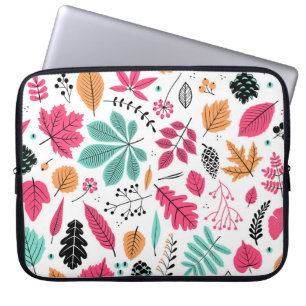 Herbstleaf Abstraktes nahtloses Muster Laptopschutzhülle