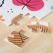 Herbstleaf Abstraktes nahtloses Muster Puzzle (Seite)