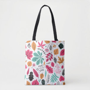 Herbstleaf Abstraktes nahtloses Muster Tasche