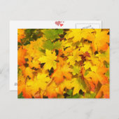 Herbstleaf Baum Fall Naturwald Destination Saison Postkarte (Vorne/Hinten)