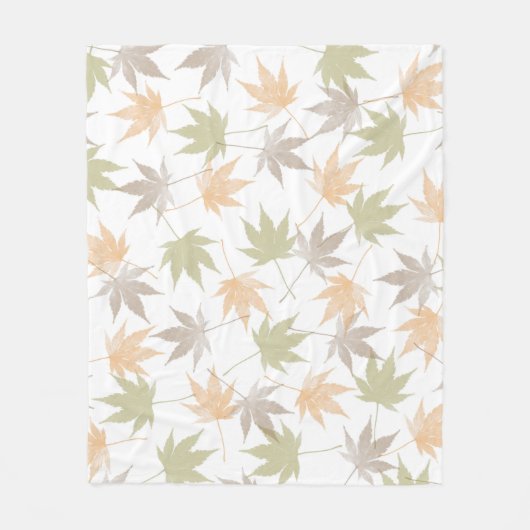 Herbstleaf Beauty Fleece Blanket (Vorderseite)