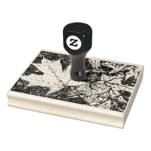 Herbstleaf Briefmarke 4x6 Gummistempel (Stempel)