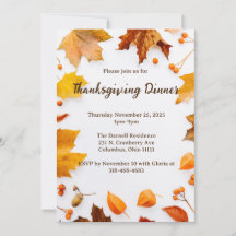Herbstleaf Erntedank Dinner Party