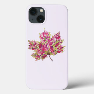 Herbstleaf farbenfrohe Wasserfarbe Boho Case-Mate iPhone Hülle
