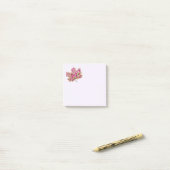 Herbstleaf farbenfrohe Wasserfarbe Boho Post-it Klebezettel (Auf Schreibtisch)