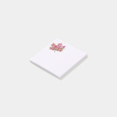 Herbstleaf farbenfrohe Wasserfarbe Boho Post-it Klebezettel (angewinkelt)