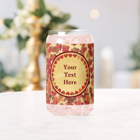 Herbstleaf hört auf altes Papier Dosenglas (Insitu (Hochzeit))